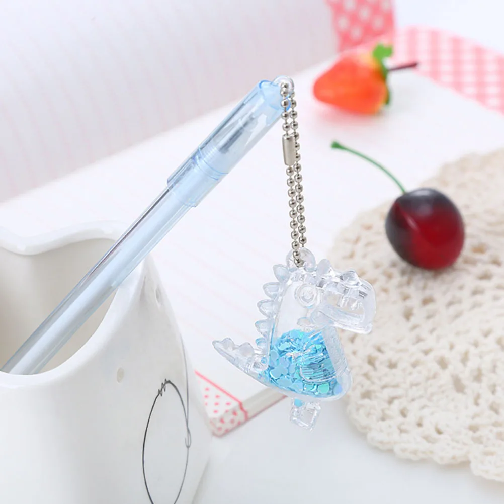 

20 Pcs Assorted Cute Pens Dinosaur Pendant Gel Funny for Girls Plastic Student