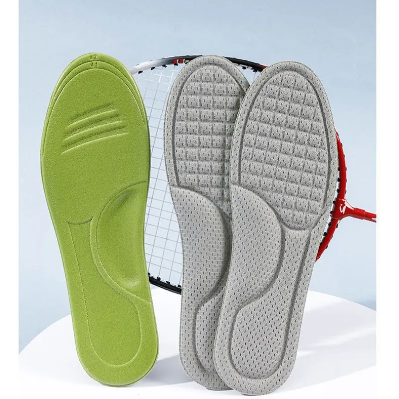 Nano Deodorization Insoles for Shoes Sweat-Absorbing Breathable Insole for Feet Growing Sole Sponge Massage Sport Shoe Inserts