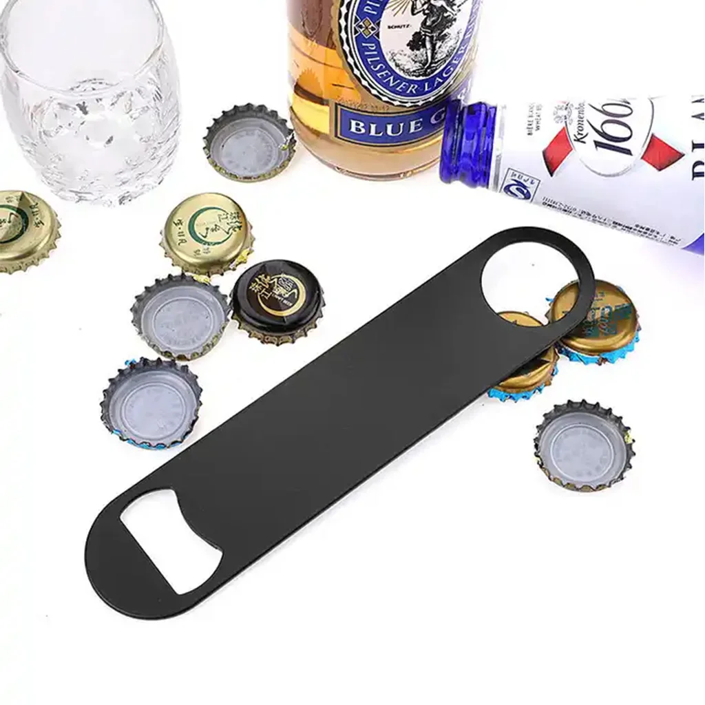 Imagem -05 - Abridor de Garrafa de Vinho de Lata de Cerveja de Lâmina de Velocidade Metal Liso Sublimação Personalizada Preto Vermelho Azul Amarelo Bar Atacado Aço Inoxidável