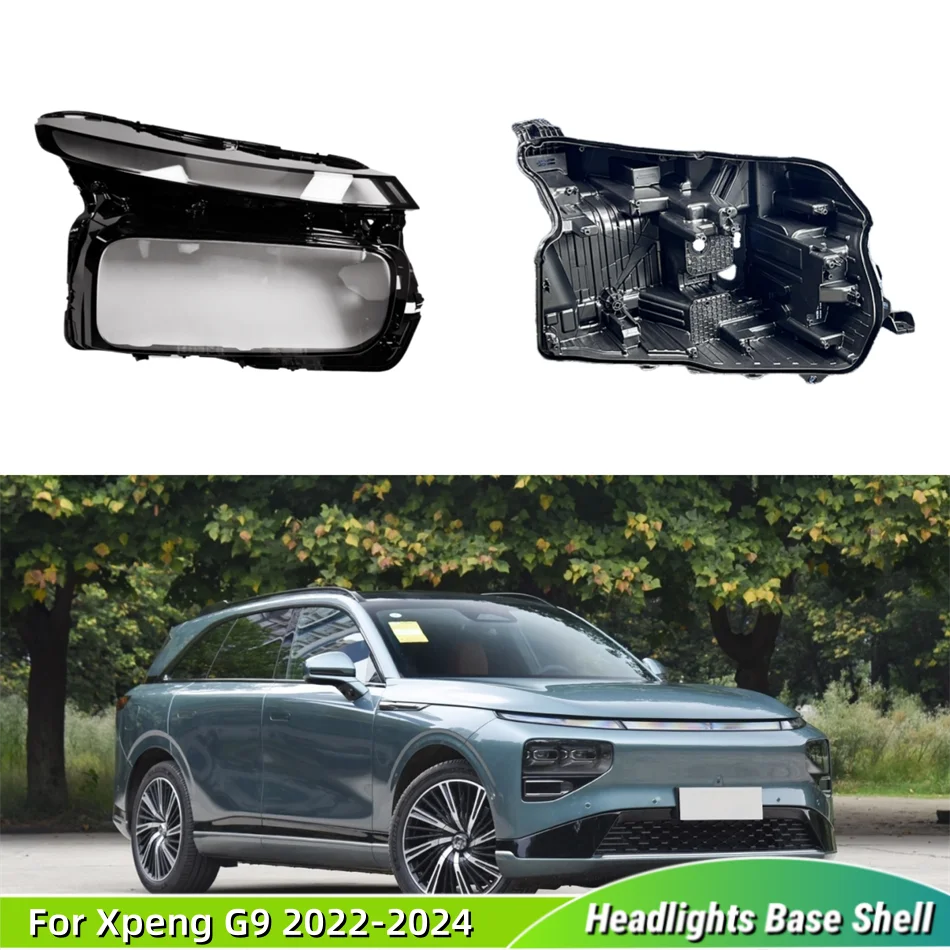 

For Xpeng G9 2022 2023 2024 Car Interior Spare Parts Base Head Lamp Shell Headlight Back Housing Holder Front Headlight Shell
