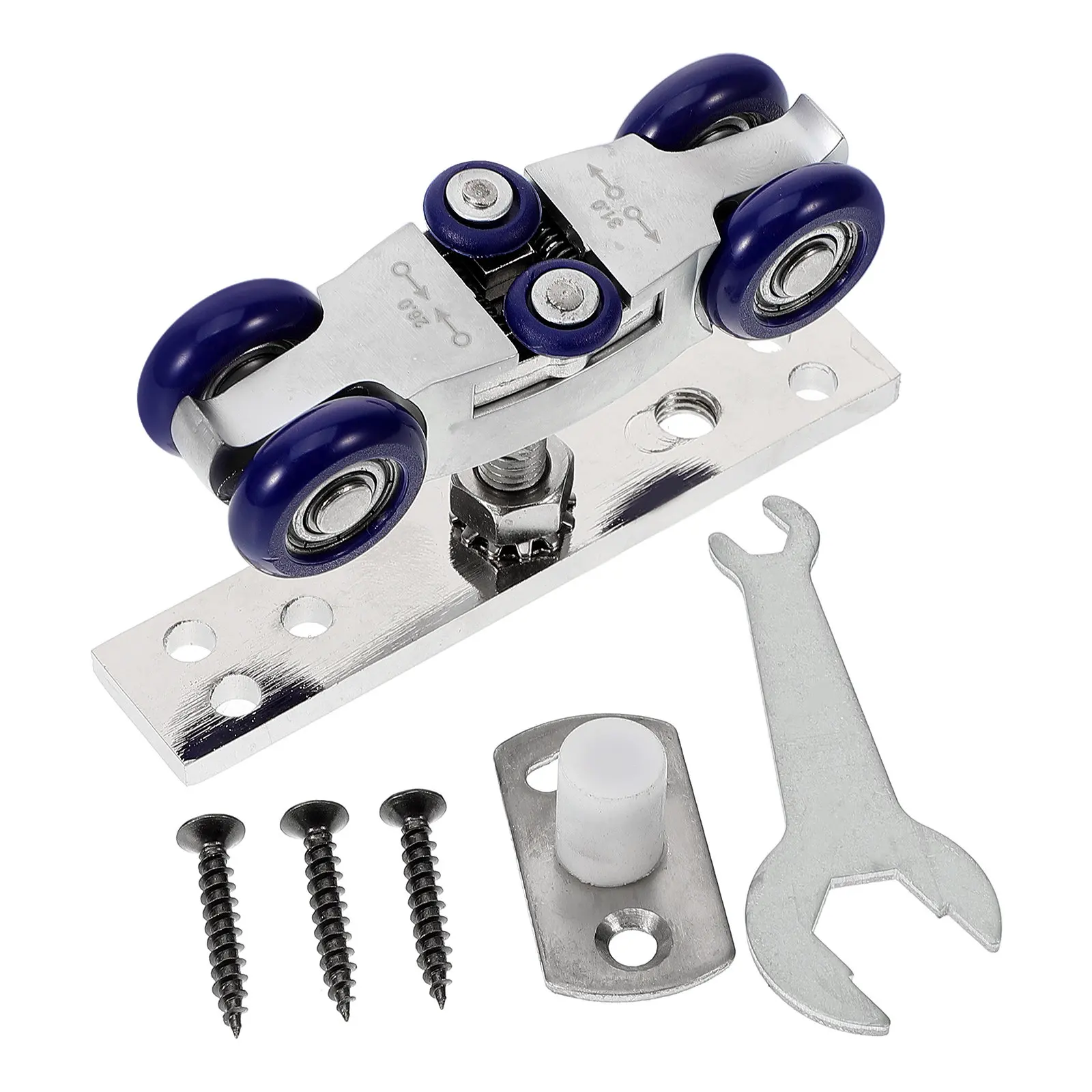 

Ролик для раздвижных дверей из цинкового сплава, усиленный, бесшумный, плавный ход, для стеклянных душевых кабин и дверей патио