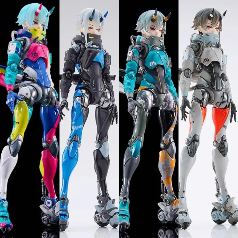 여름 애니메이션 시즌 소녀 오토바이 레이디 인형 새로운 색상 구성 트렌디 플레이 움직일 수있는 그림 모델 남성 장식 선물