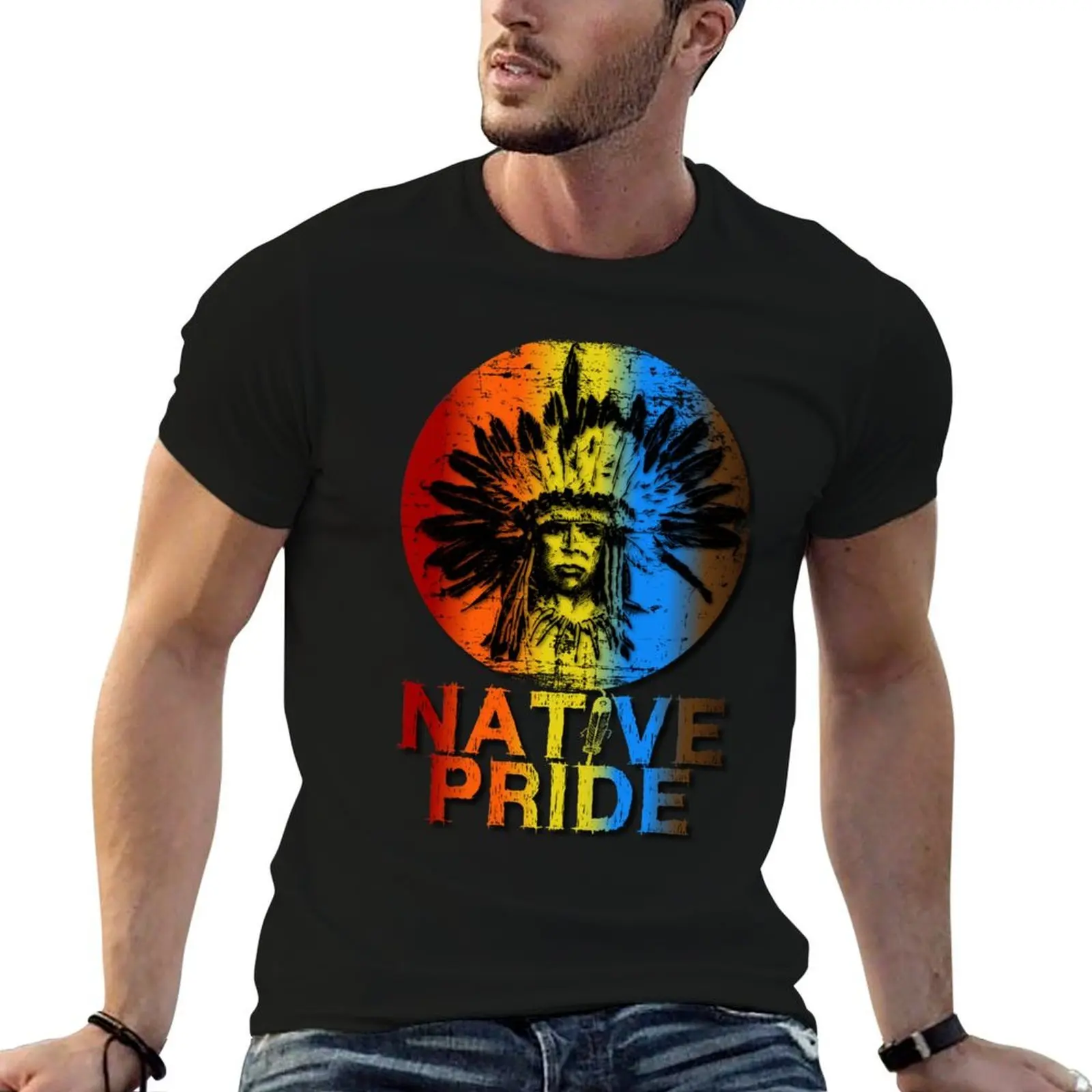 

Native Pride Proud Indigenous People shirt T-Shirt g man t shirts for men cotton t shirts high quality T-Shirt