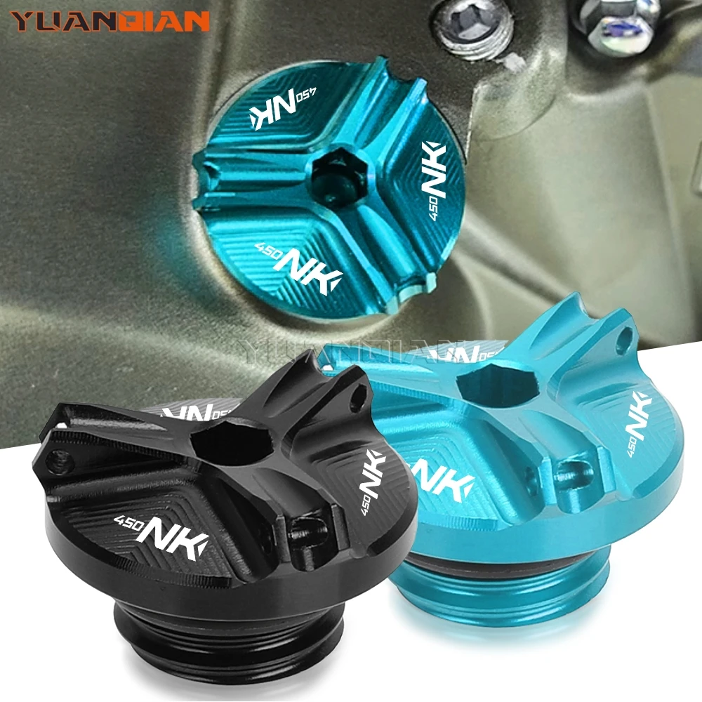 

For CFMOTO CF MOTO 450NK 450 NK 450 NK450 2023 2024 2025 CF450NK NEW Motorcycle Accessories Engine Oil Filler Cap Oil Plug Cover