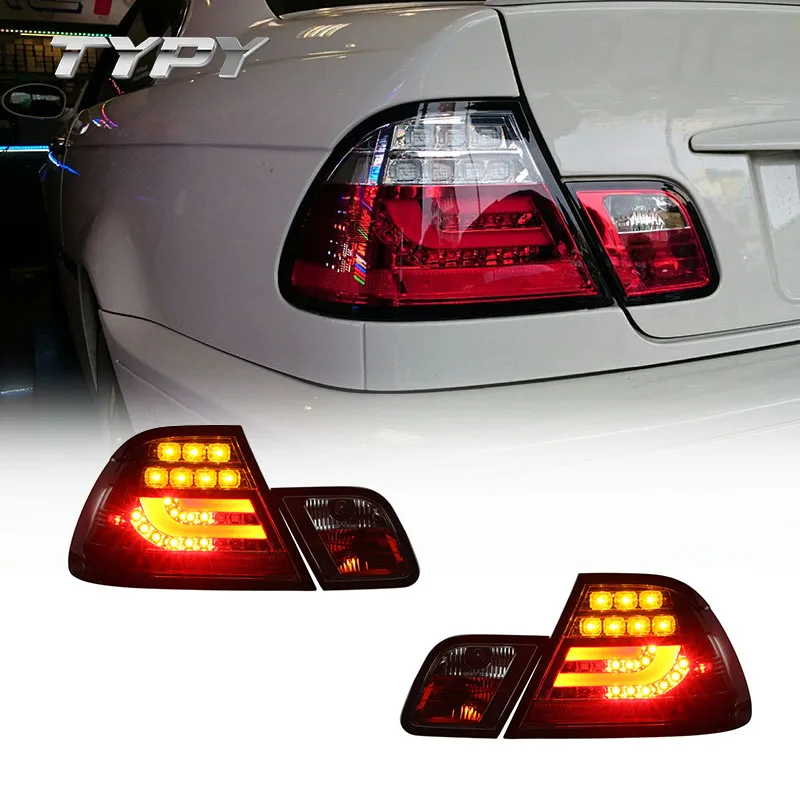 Car Tail Lamp Rear Lamp Modified LED Tail Light Turn Signal Lamp Brake Light For BMW 3 Series E46 Two-door 2003-2005