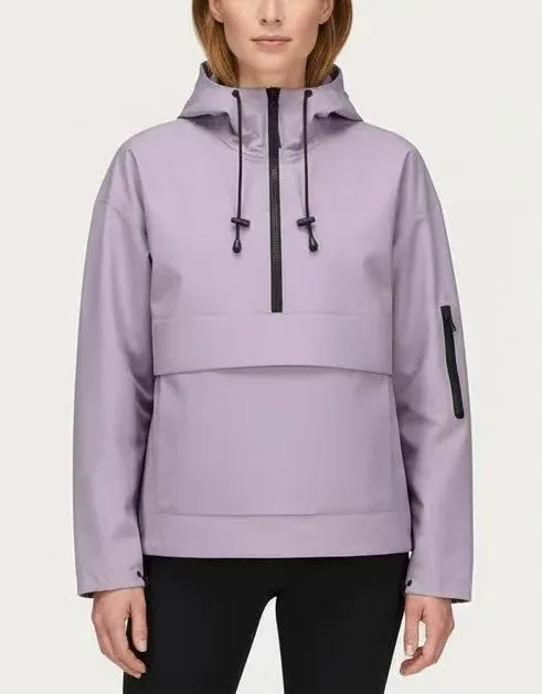 Neuer Damen-Freizeit-Sport-Trenchcoat Frühling Herbst Kapuzen-Parka Oberbekleidung Modischer Damen-Pullover Jumper Anzugjacke mit Reißverschluss – Detail 4