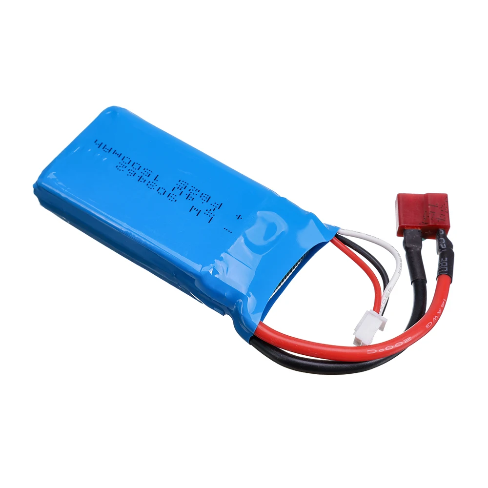 Batteria Lipo 7.4V 1500mAh con spina T/JST/SM/EL2P per auto RC Quadcopter elicottero barca droni pezzi di ricambio 2s 7.4v batteria