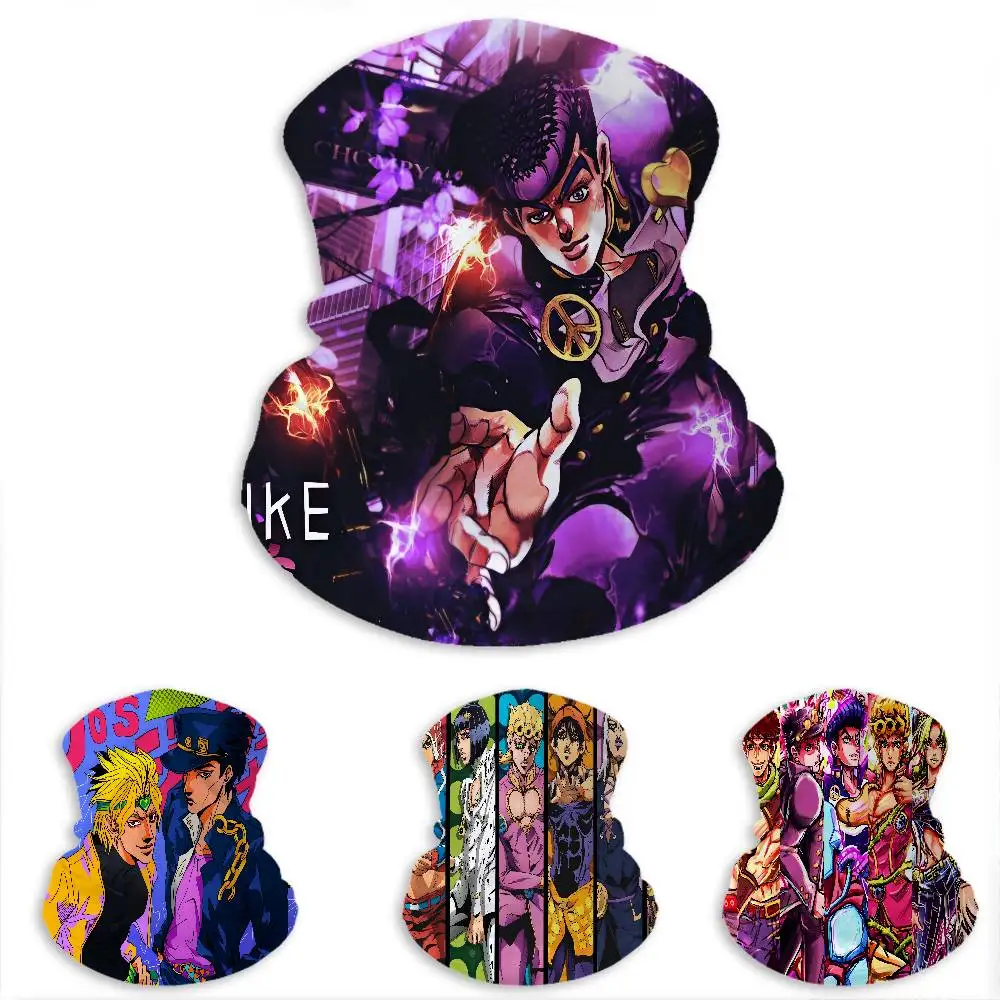 J-JoJo's-Bizarre-Adventure Flamboyant-Stylish Hochelastische Atmungsaktive Gesichtsmaske Halswärmer Schlauchschal für Motorrad und Ski