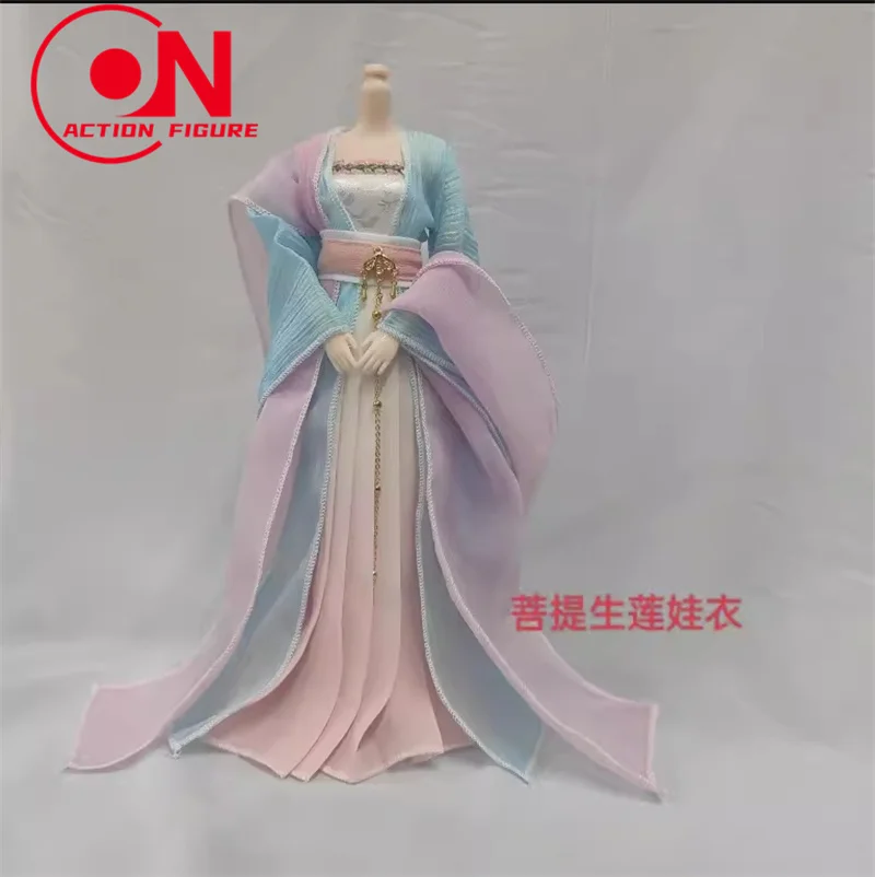 متوفر في المخزون مقاس 1/6 أنثى سلالة تانغ هانفو الملابس الصينية القديمة نموذج صالح 12 بوصة الجندي عمل الشكل دمى الجسم #3