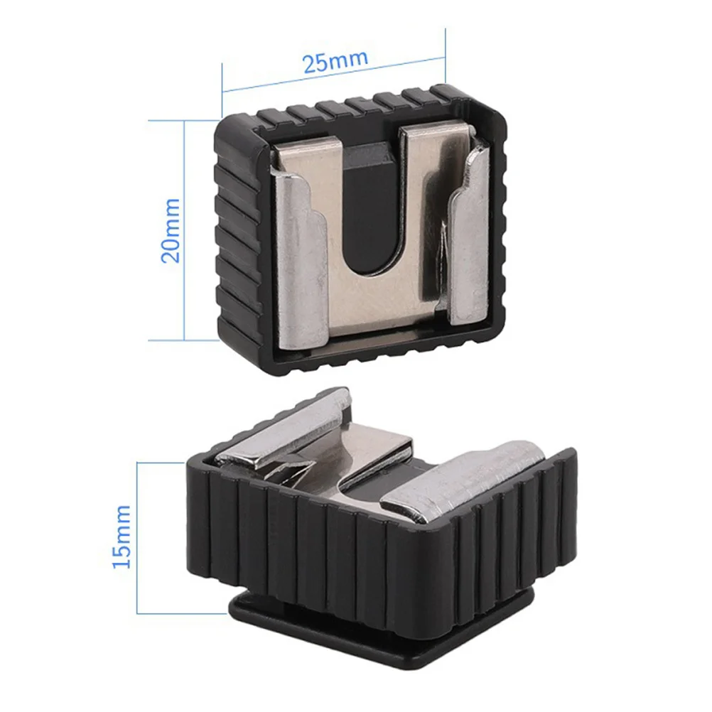 

4pcs Lamp Holder Flash Adapter Black 1/4 Screw Interface Portable Camera Light Bracket Base Socket For Stabilizer Universal