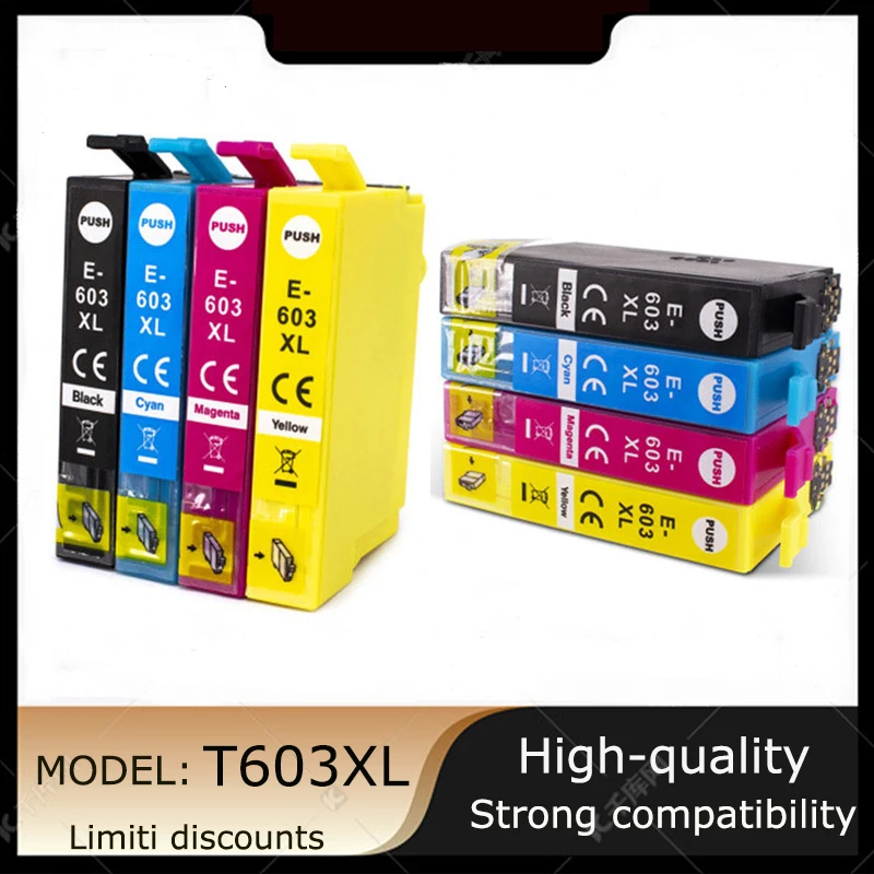 Vliaxh T603 T603XL Compatible Ink Cartridge for Epson WorkForce WF-2810DWF WF-2830DWF WF-2835DWF WF-2850DWF Printer