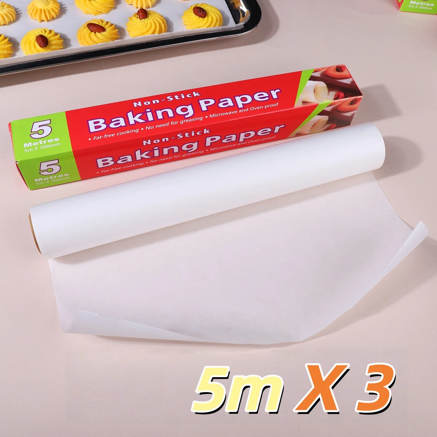 white 5m 3PC