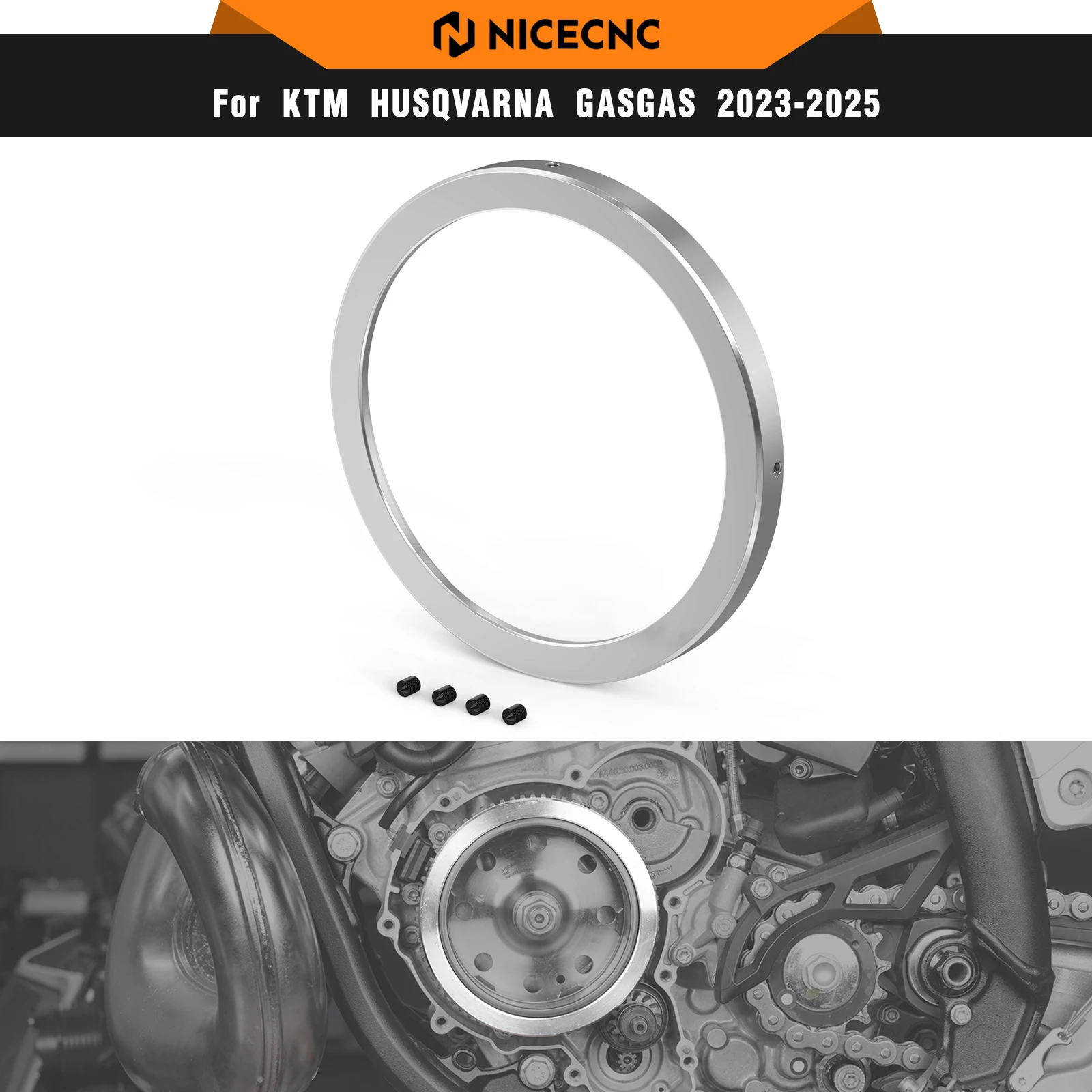 

NICECNC For KTM EXC 300 EXC 250 XCW 300 2024 Flywheel Weight 7oz 7 Ounce For Husqvarna TE 300 TE 250 GasGas EC 300 EC 250 2024