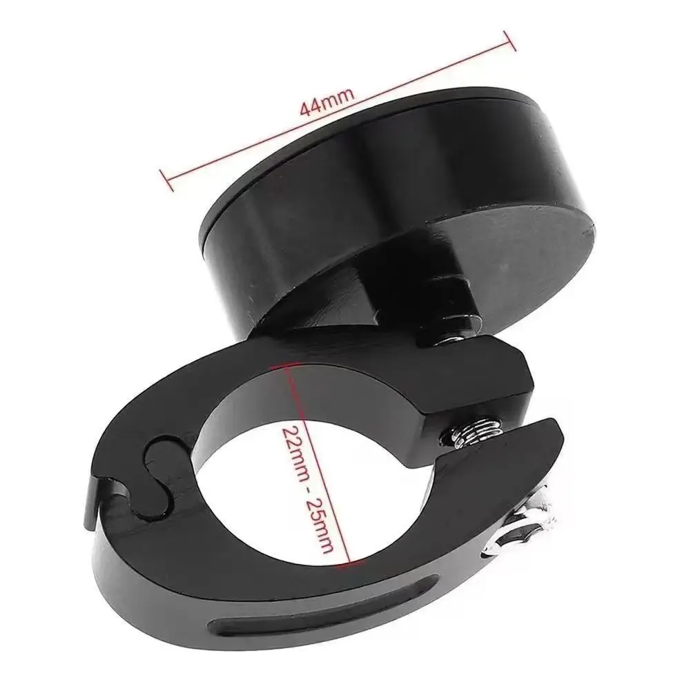 Aluminum Luminous Quartz Watch 22-25mm Motorcycle Scooter Bicycle Handlebar Mount Clock Time Display Clock Moto Accessories view 2