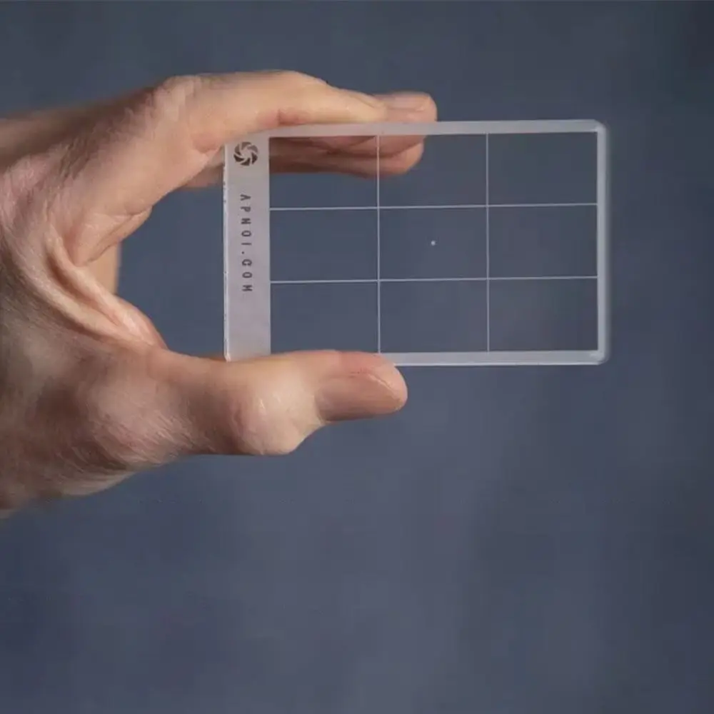 Acrylic Viewfinder Ruler New Transparent Multifunction Golden Ratio Ruler Portable Fibonacci Composition View Finder