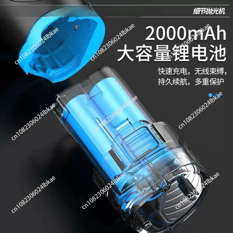 220V Handheld Electric Polishing Machine - 2-Inch Point Polisher with Adjustable Speed for Waxing