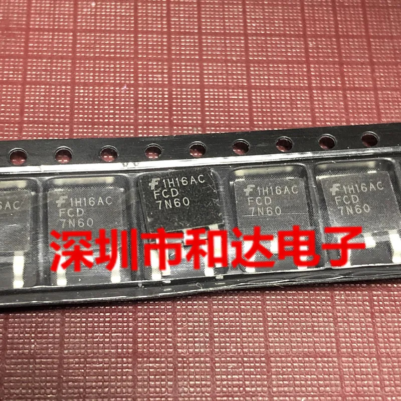 20Pcs Orginal Nieuwe FCD7N60 To-252 600V 7A