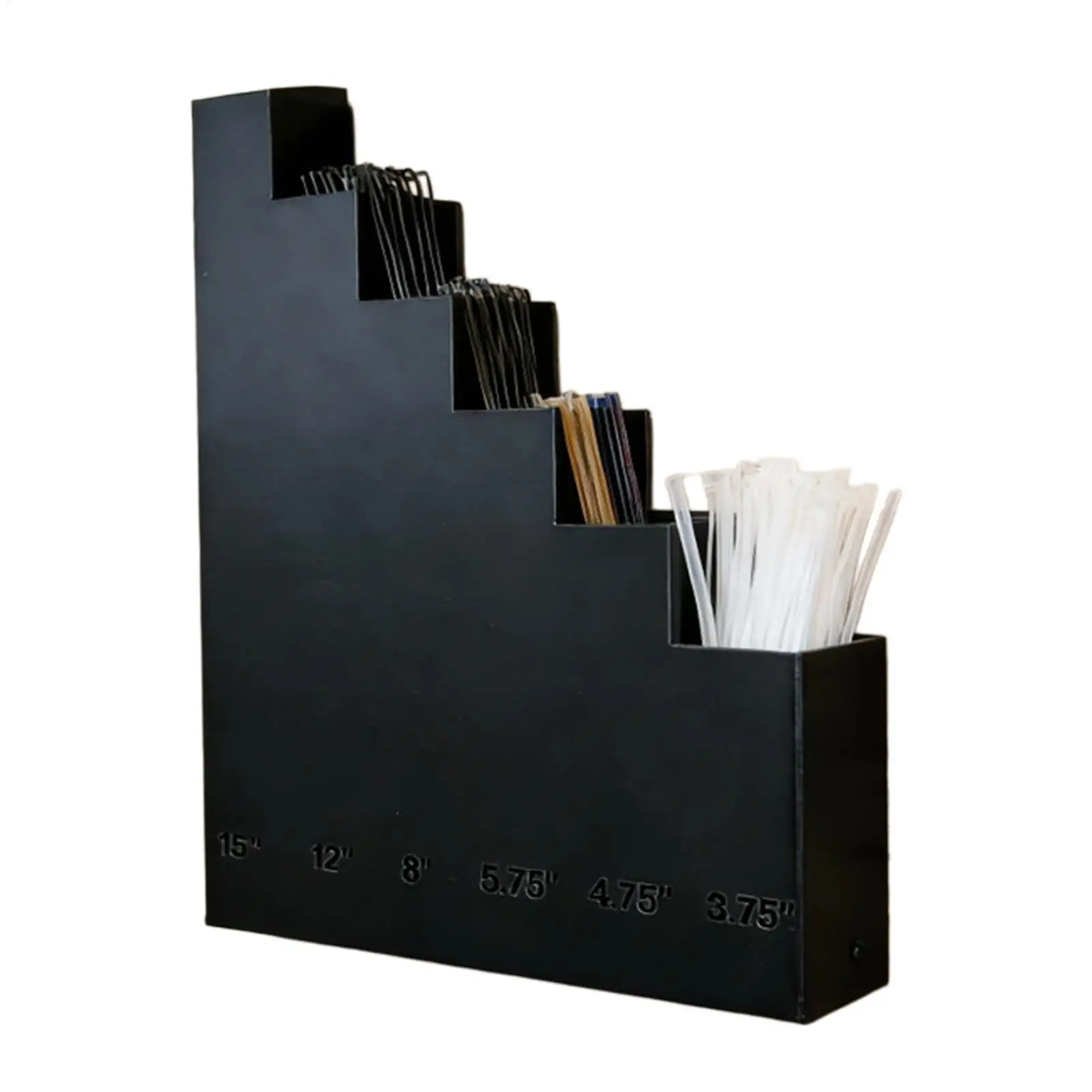 1pc Heavy Duty 3D Printed Wall Mount Zip Tie Organizer, Multi-Size Cable Tie Storage Dispenser for Garage Workshop organizer