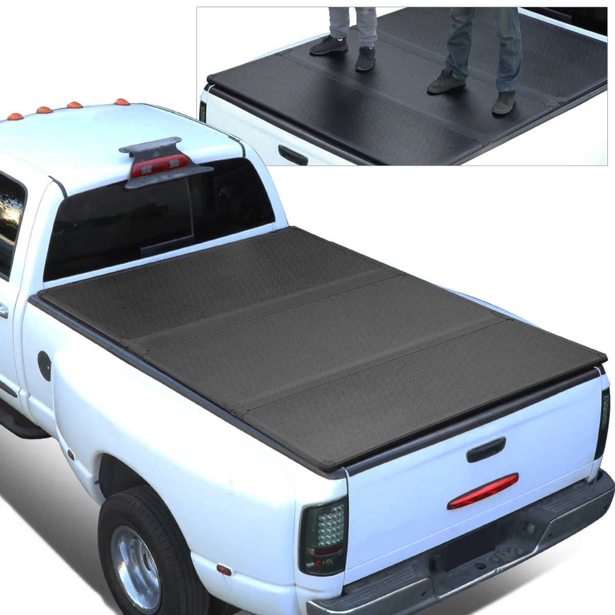 

extang Solid Fold 2.0 Hard Folding Truck Bed Tonneau Cover for 2020 - 2023 Jeep Gladiator w/o rail system