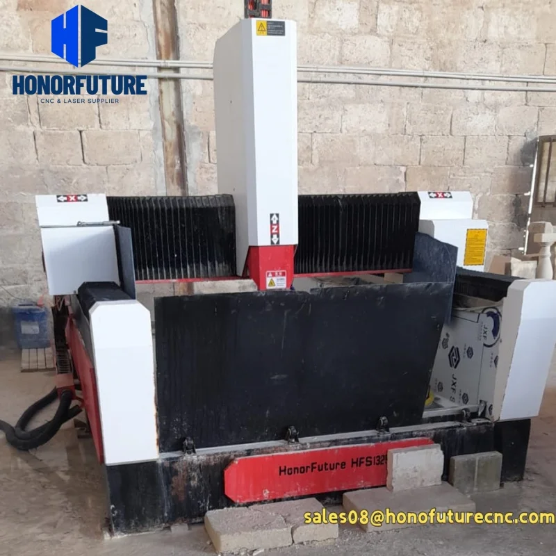 Tombstone Carving Tool Cnc Router Carving and Cutting Machine for Granite Marble Milling CNC Router Machine 1325 for 3d Stone