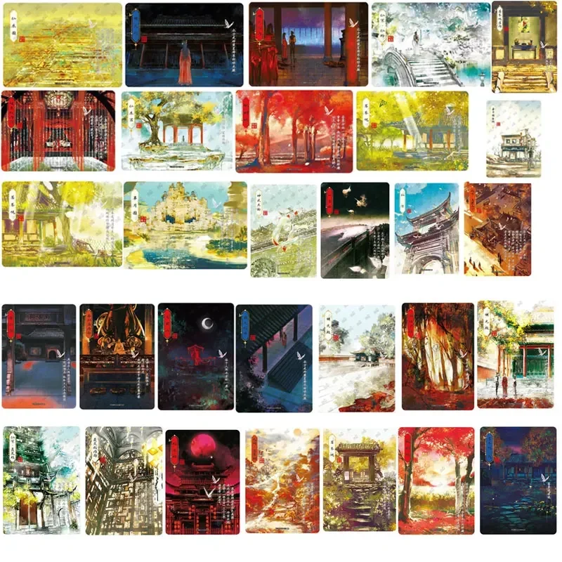 بطاقة مجموعة نادرة من KAYOU Tian Guan Ci Fu Heaven Official's Blessing Series 1 CP/LH/MH/JS/CJ/FJ Comic Jinghong Chapter