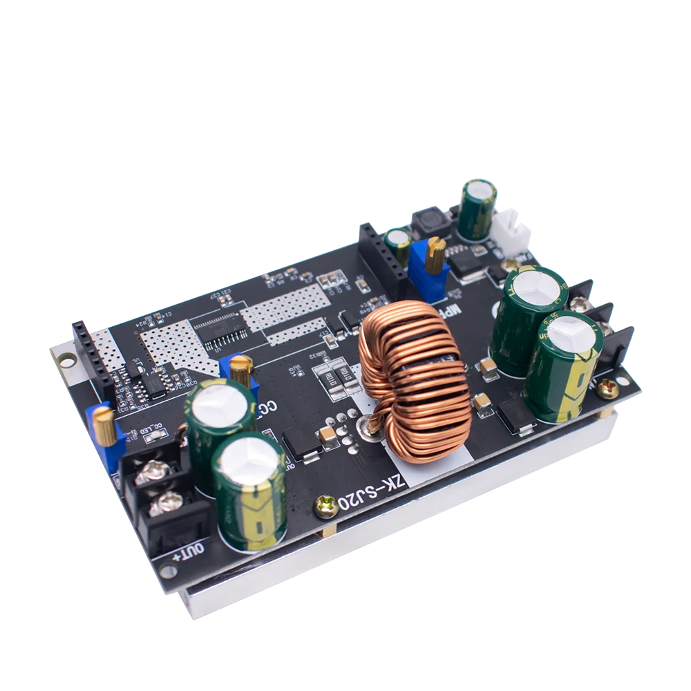 ZK-SJ20 Automatic Step Up Down Module MPPT Buck Boost Converter Power Supply Module Adjustable Board