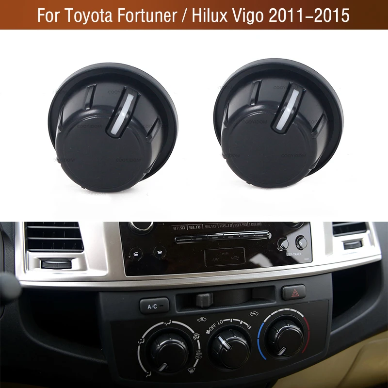 

Car Air Conditioning Heater Controller Adjustment Knob Switch Button For Toyota Fortuner / Hilux Vigo 2011 2012 2013 2014 2015