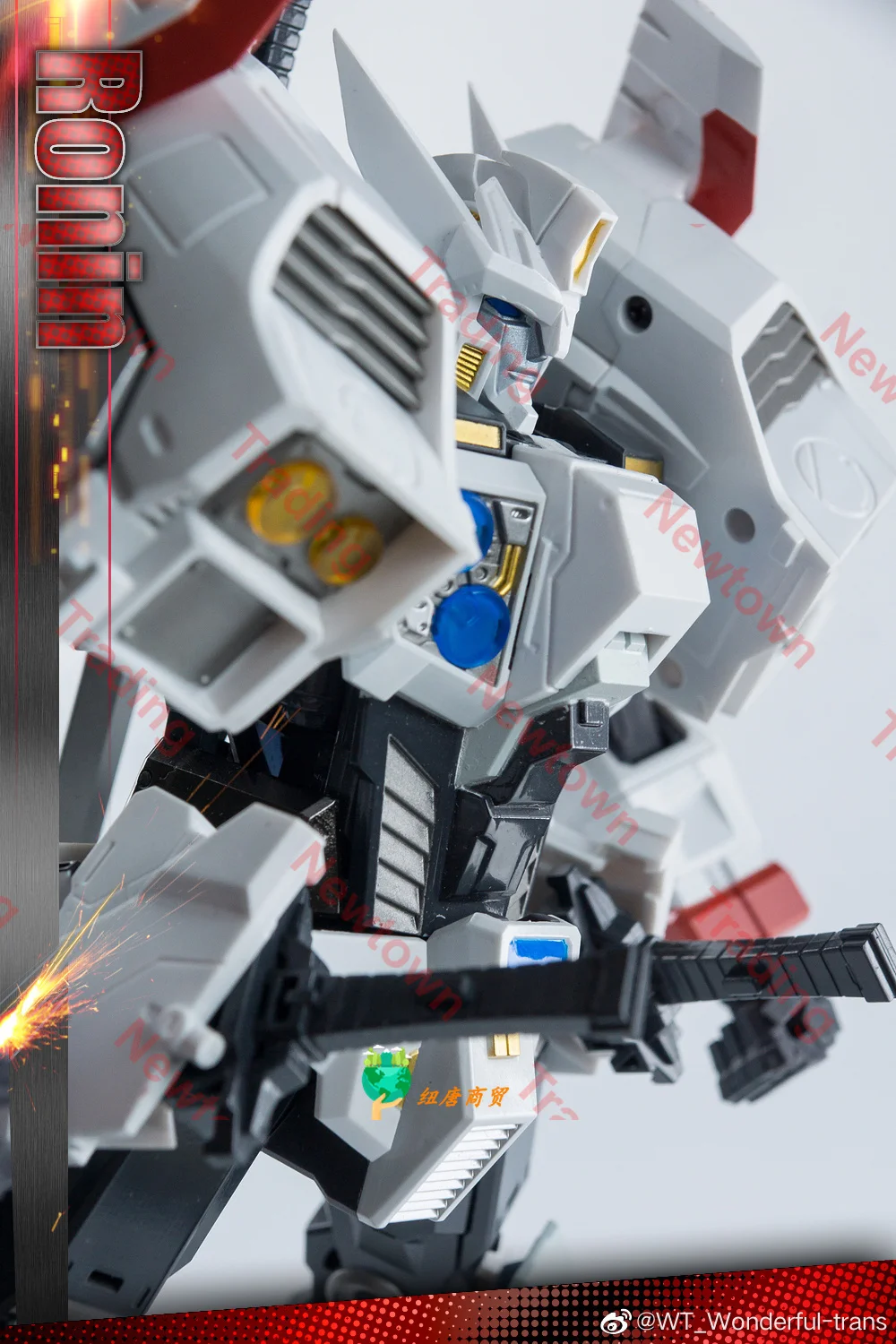 24時間発送 WT01 WT-01 ロニン ホワイト ドリフトロボット ロボットマスターピース アクションキャラクターとボックス