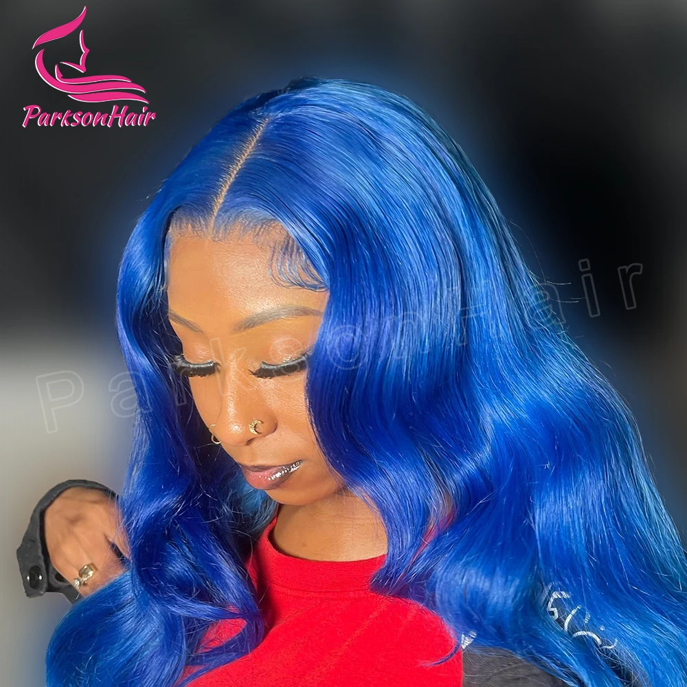 

Blue Wear Go Glueless Wig 13X6 HD Platinum Ash Blonde Colored Lace Front Wig Body Wave 13X4 White Lace Frontal Wigs For Women