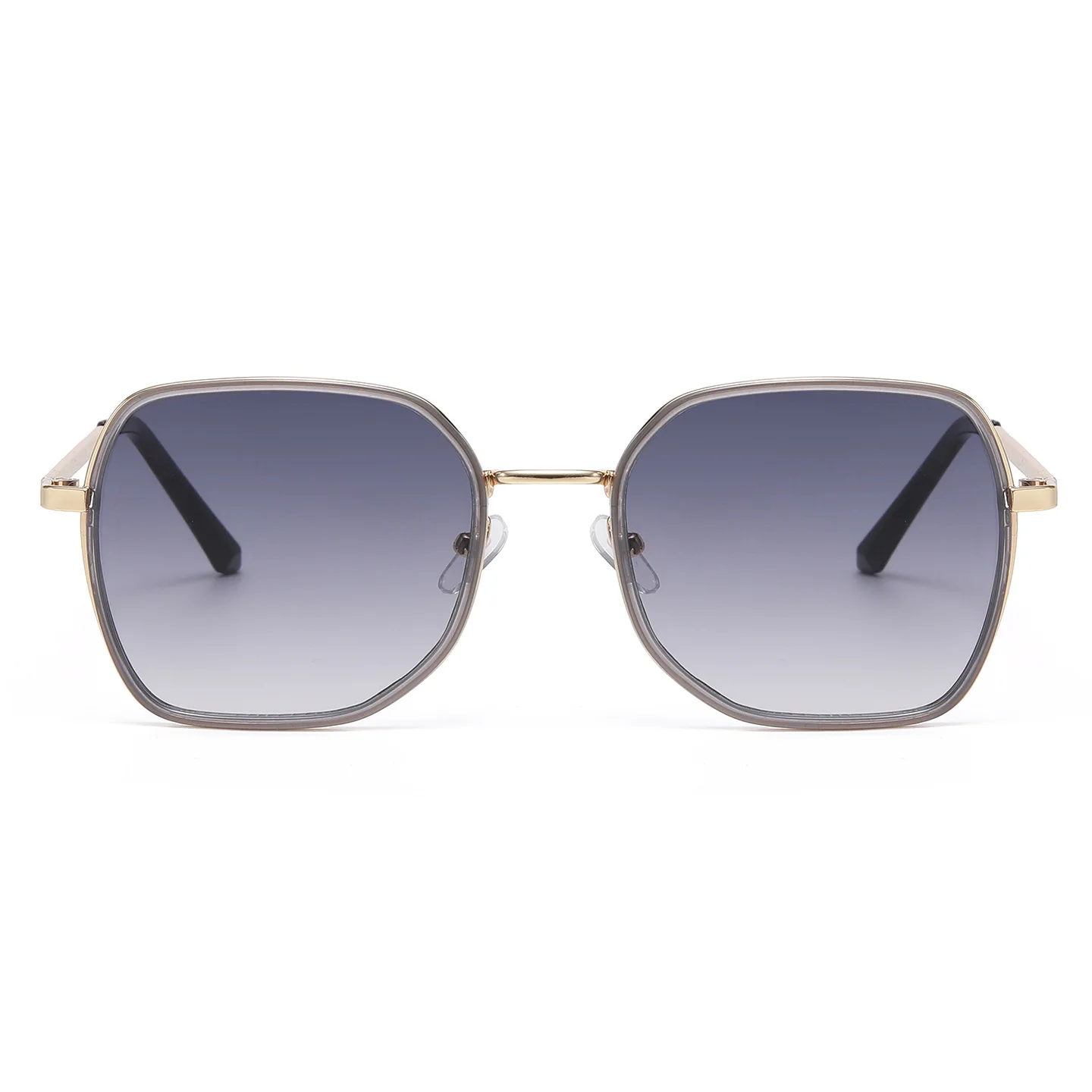UV-beständige Sonnenbrille, moderne Sonnenbrille aus Polycarbonat und Metall, Damen-Sonnenbrille, elegant für modisches Outfit, Reisen, Autofahren – Detail 11