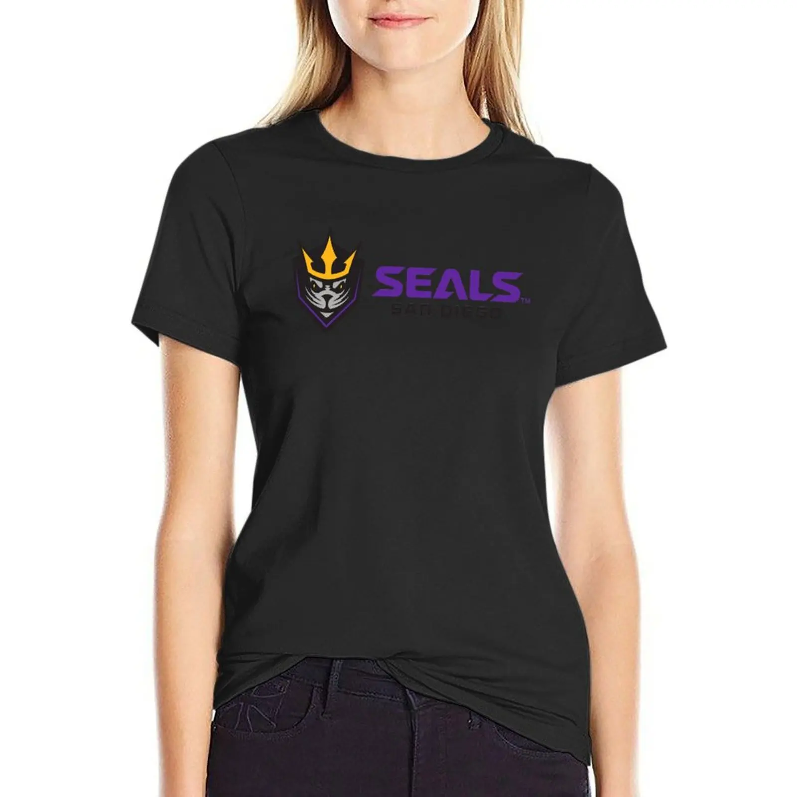 

San Diego Seals T-Shirt customs blanks anime clothes woman t shirt