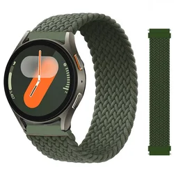 Braided Solo Loop strap for Samsung Galaxy watch 7/FE/6/5/4/3/6 classic/active 2 22mm/20mm sport bracelet Amazfit GTS 4-3-2 band