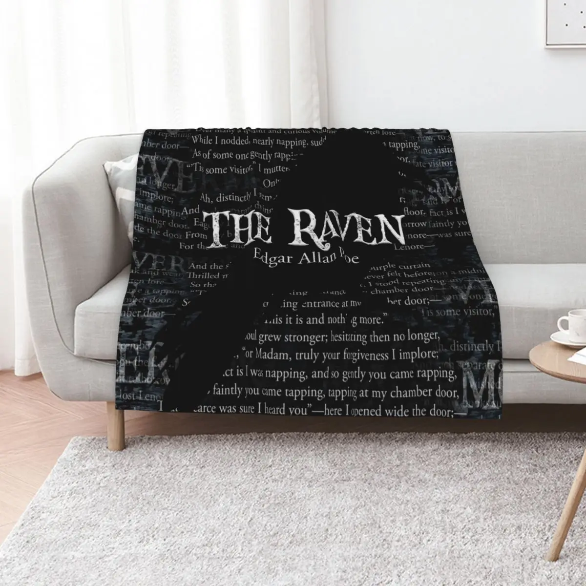 The Raven Throw Blanket Blankets For Sofas anime Luxury Winter beds Giant Sofa christmas gifts Blankets