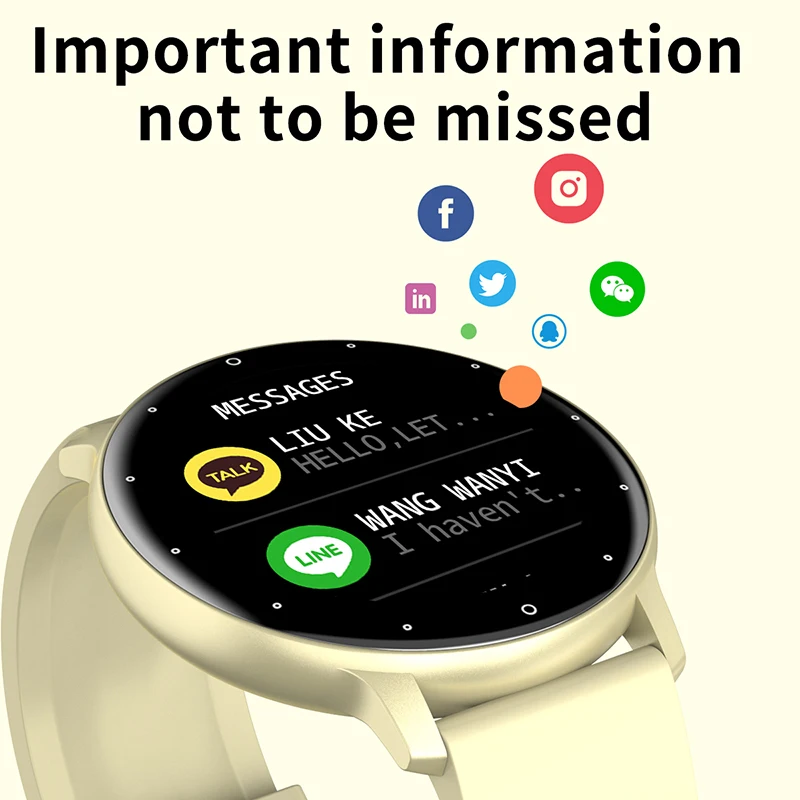 Men Smart Watch Women Heart Rate Blood Pressure Monitoring Sleep Health Monitor Bluetooth Call Sports waterproof For Android iOS