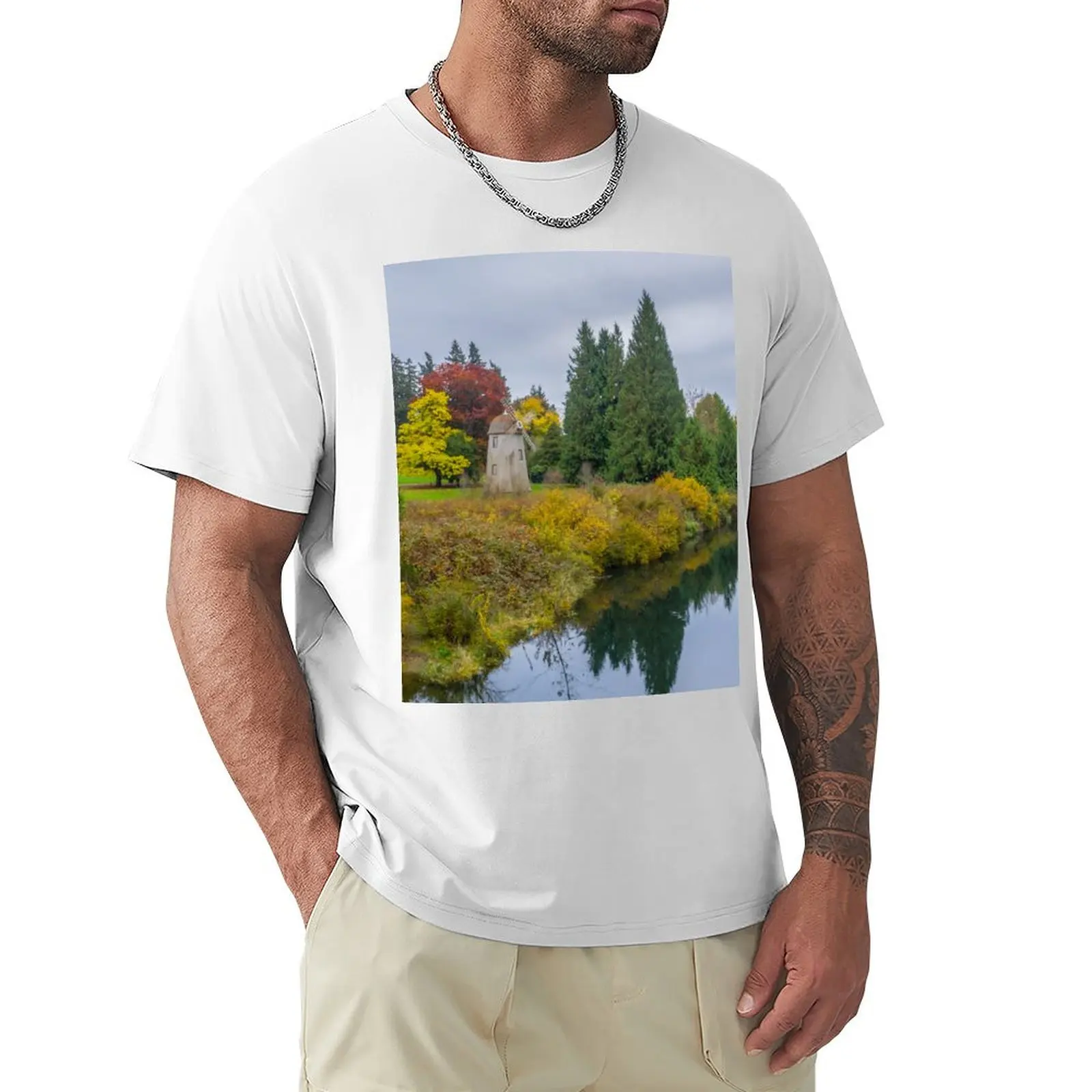 

Marymoor Park Fall Scene 001 T-Shirt cute tops plus size tops boys whites designer t shirt men