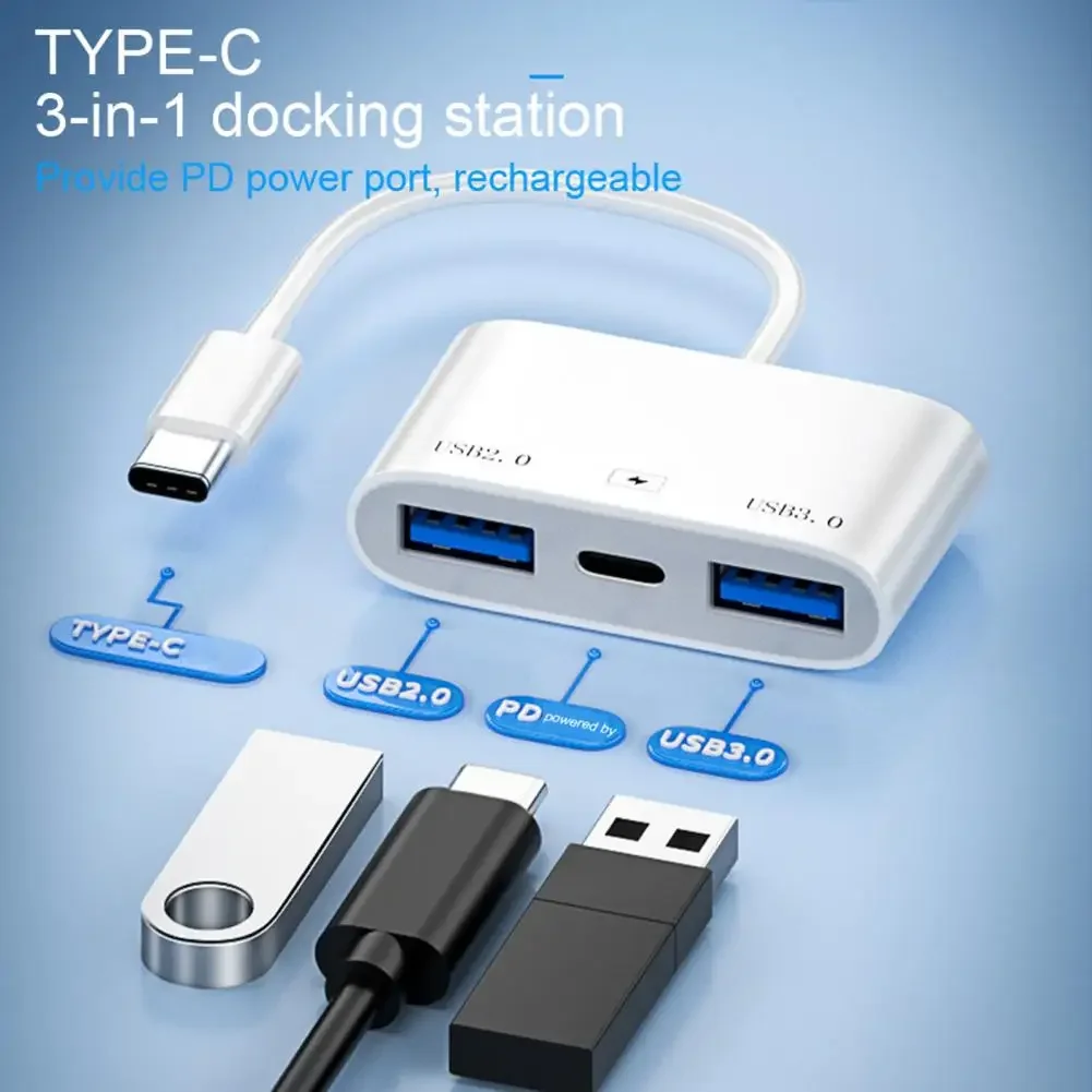 Type-C Hub Efficient Safe PD Charging USB-C Expansion Dock Hub Adapter   Type-C Docking Station  Computer Accessories