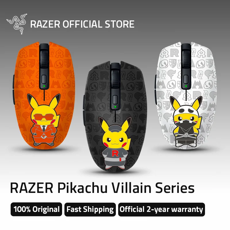 Razer Pokmon Mischievous Pikachu Villain Bluetooth Wireless Gaming & Office PC Mouse