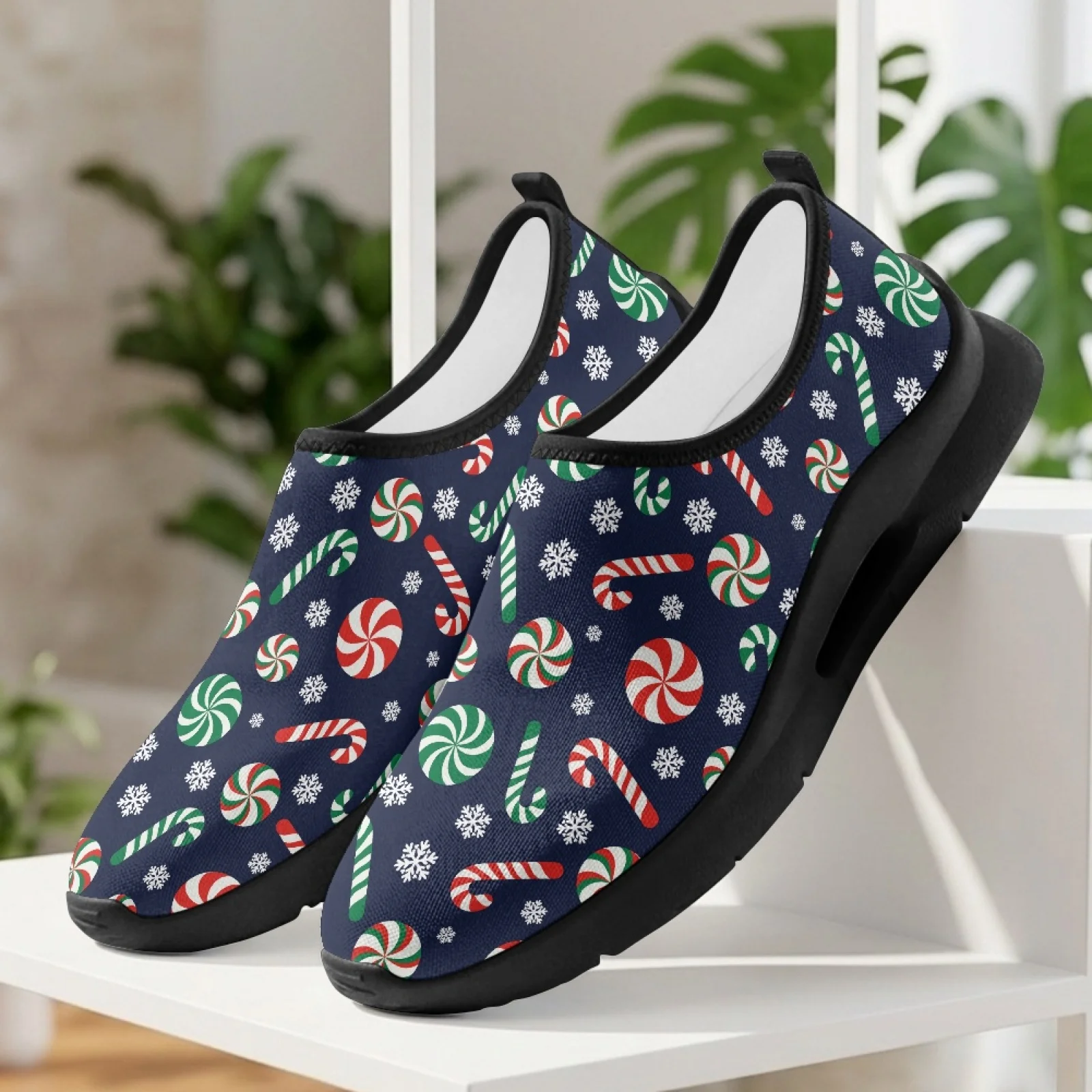 PENSTROLL Mesh & EVA Casual Casual Sneakers for Men Breathable Tennis Walking Skate Shoes for Adult Office Candy