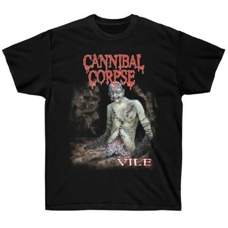 

Cannibal Corpse Vile Черная мужская футболка с короткими рукавами S 5XL