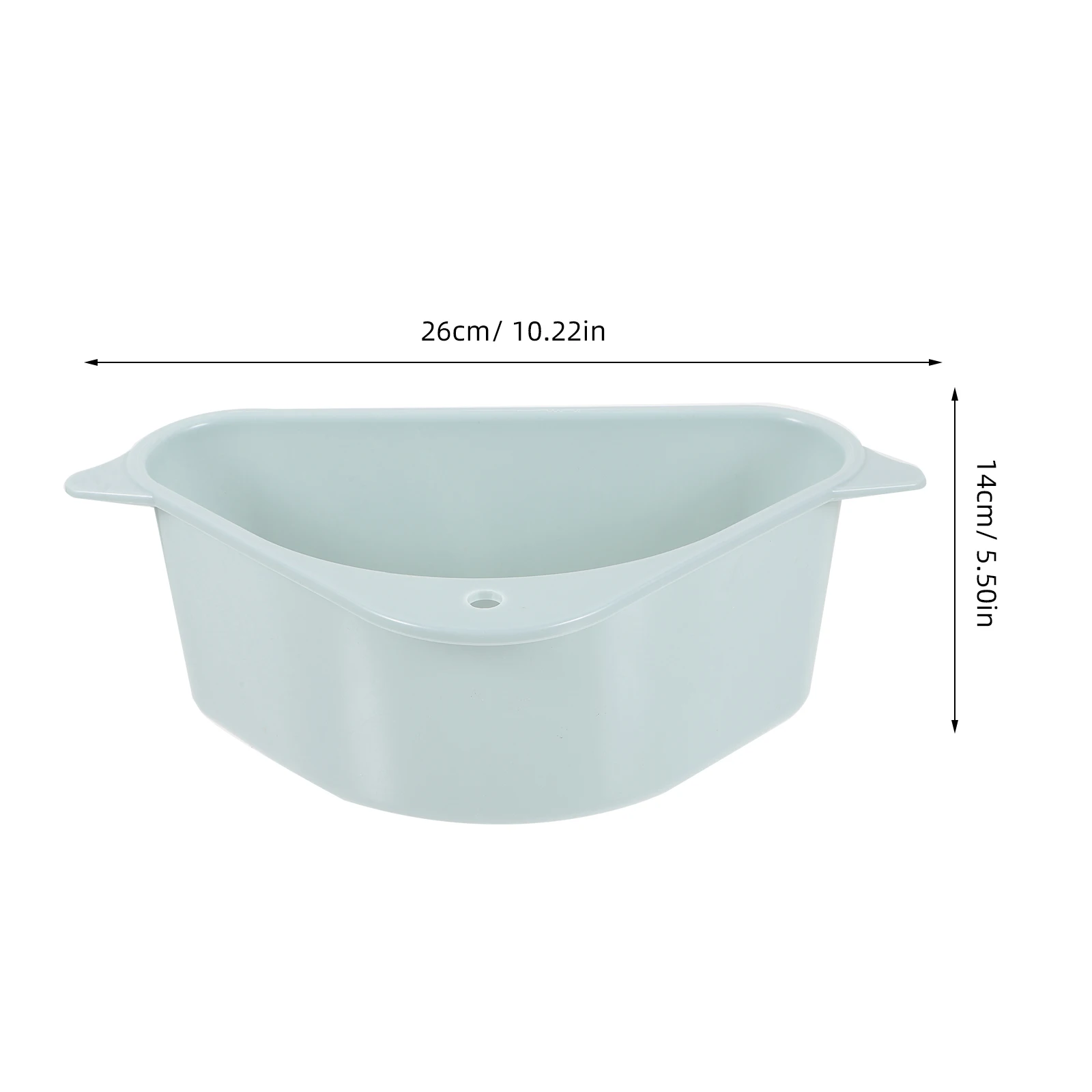 

Blue Plastic Drainer Basket Triangular Triangular Sink Basket Kitchen Storage Rack Sponge Holder Drainage Container Strainer