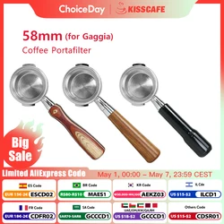 Portafiltro senza fondo per caffè da 58MM per GAGGIA Classic Pro cestino filtro nudo accessori per macchine per caffè Espresso Maker Barista Tools