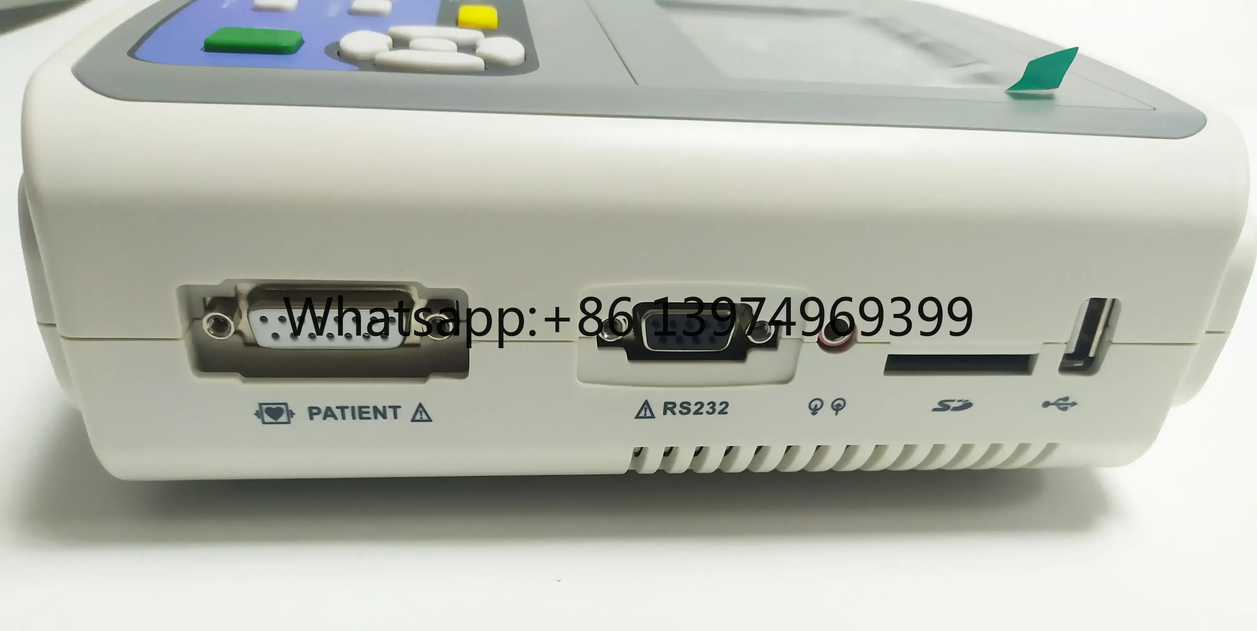 3-Channel Reusable EKG Recorder Color TFT LCD Display Veterinary Instrument for Animal Hospitals Diagnostics Injction EG factory
