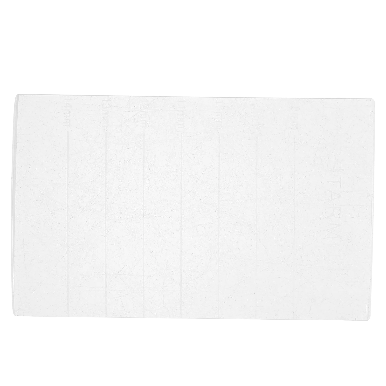 Clear Curved Eyelash Extension Pallet Holder Transparent Smooth Surface Cool Glue Large Volume Eyelash Stand Reusable
