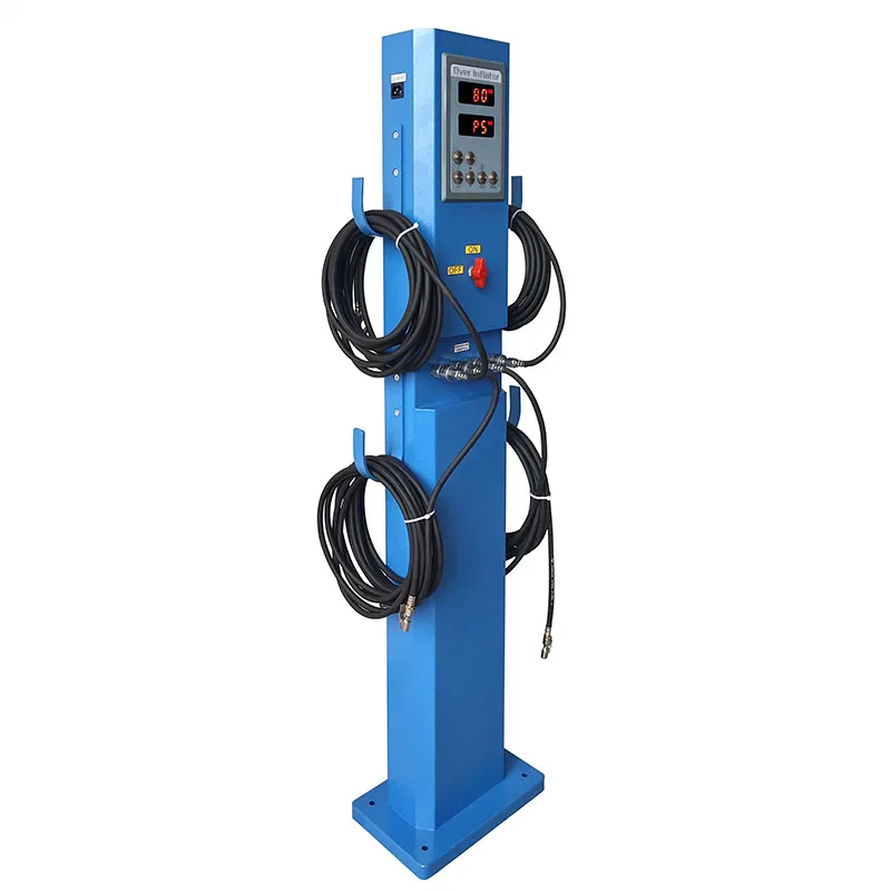 

220V Or 110V Hanging Type Portable Car Tire Repairing Fast Air Pump 0-16Bar LED Display CE Conformance Automobile Tire Inflator