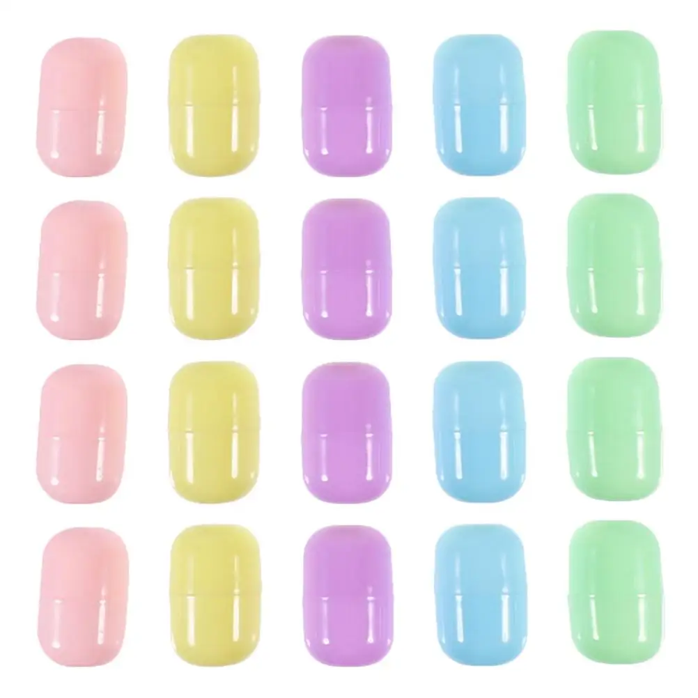 

40 Pcs Balls Plastic Empty Shells Fillable Round Toys Vending Machine PP Material Design Children Entertainment