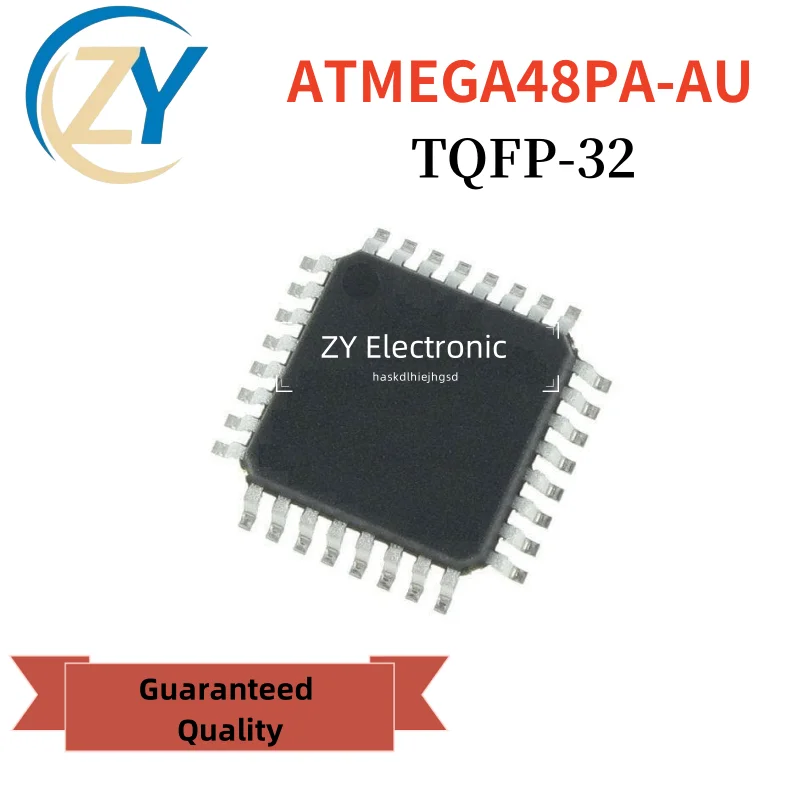 (2pcs) ATMEGA48PA ATMEGA48PA-AUR 8-bit MCU ATMEGA48 4KB Flash 256B TQFP-32 100% Original New & In Stock