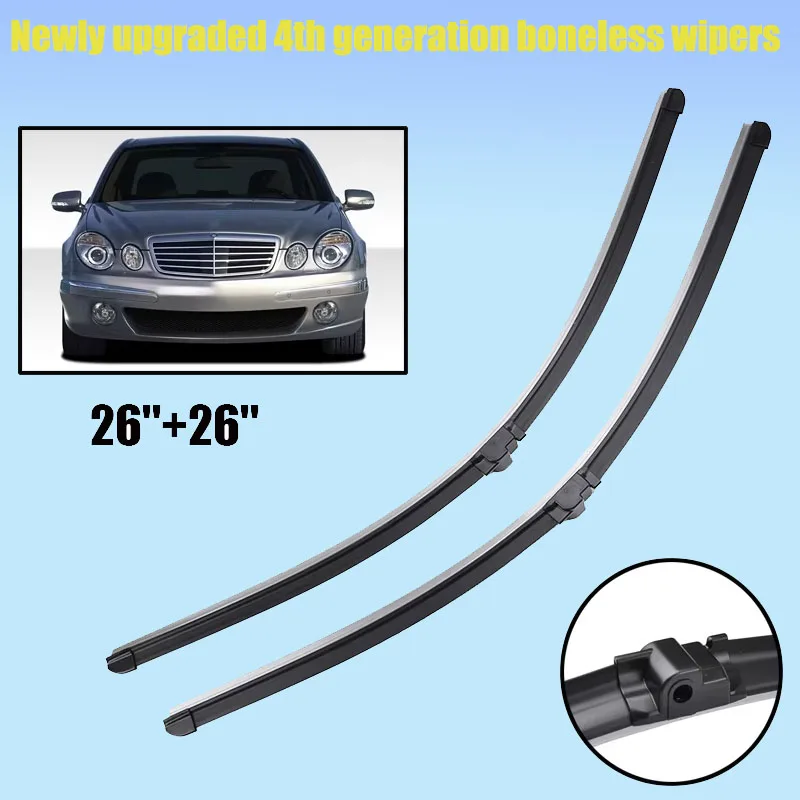 

Misima For Mercedes E Class W211 S211 2002-2009 Front Window Windshield Windscreen Wiper Blades 2003 2004 2005 2006 2007 2008