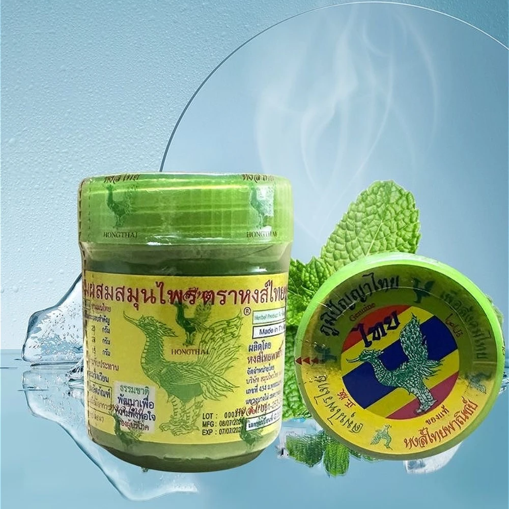 1/3 pezzi Inalatore insalante a base di erbe tailandese, Hong Thai tradizionale, mal di flusso del naso rinfrescante Rinfrescante relax Essenze