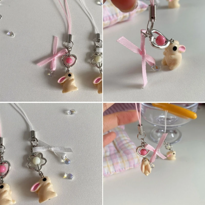 Heart Keyring Phone Charm Starp Delicate Jewelry Gift Phone Starp Keyring Drop shipping