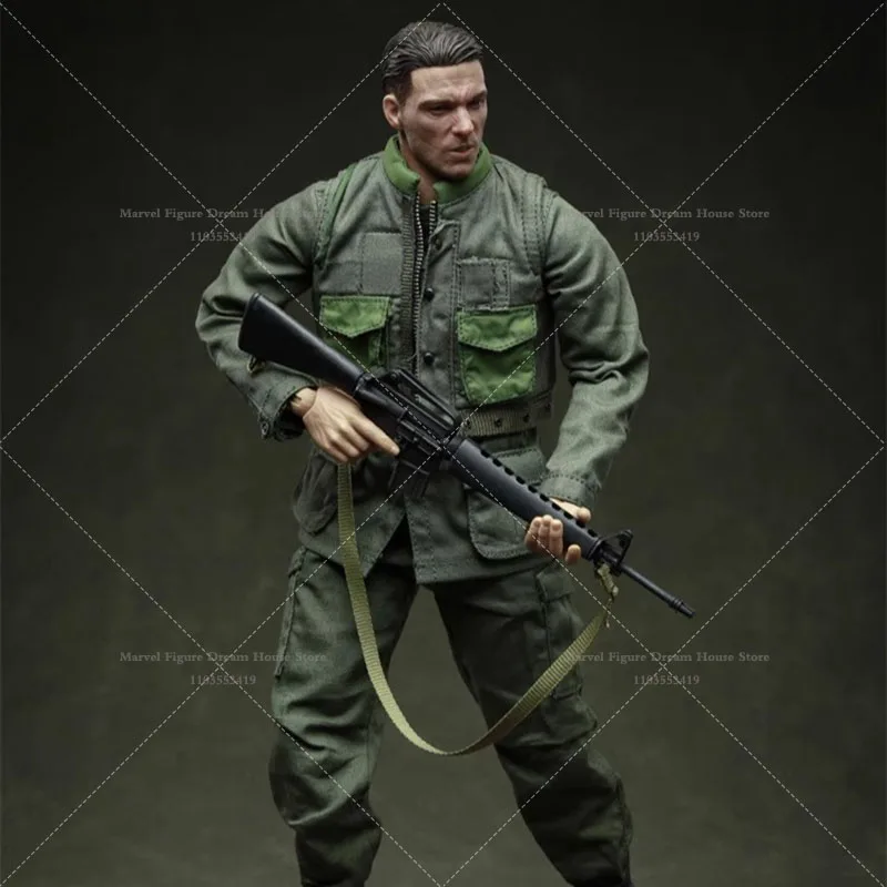 WHOHO TOYS 1/6 Scale Vietnam Local War Armed Infantry Assault Group Marine Corps 12-inch Full Set Action Figure Male Soldier